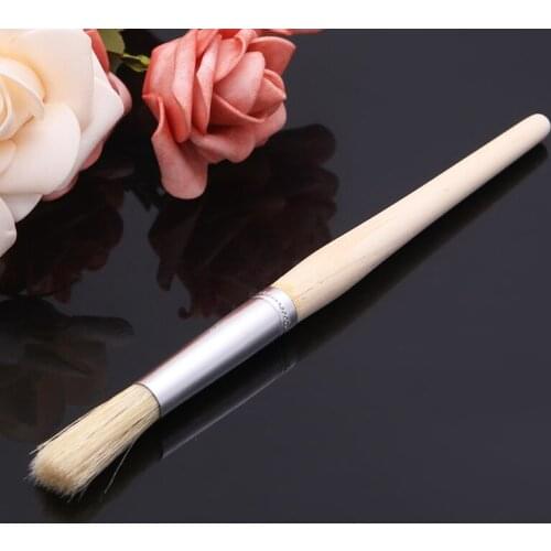 Coffee Grinder Cleaning Fur Brush Dusting Coffeemaker Coffeepot Wooden Cleaner