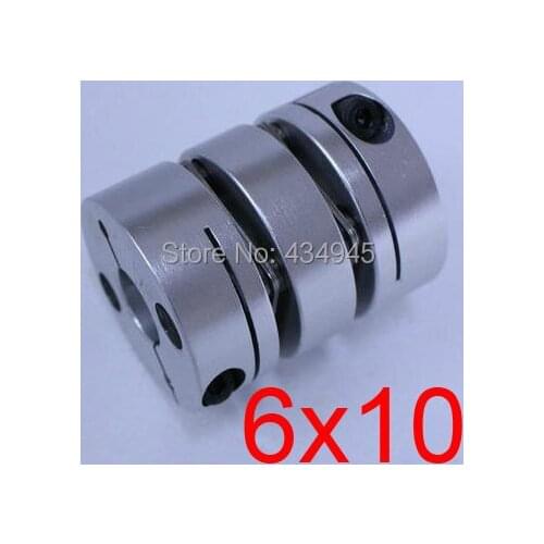 6x10 6mm 10mm Double diaphragm Disc coupling ,electric coupler screw rod Stepper servo motor encoder shaft coupling D26 L35