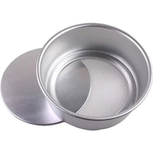 8" disposable Aluminum Sandwich Toast Gift Bread Baking Tin Pan Mold Round Gift Baking Bakeware Pastry Kitchen Mold Tools