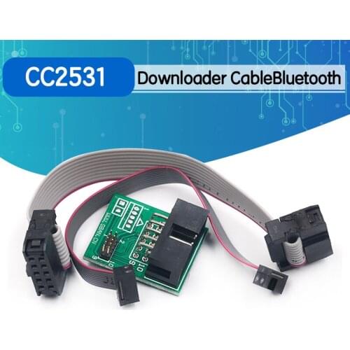 Downloader Cable Bluetooth 4.0 CC2540 zigbee CC2531 Sniffer USB Programmer Wire Download Programming Connector Board