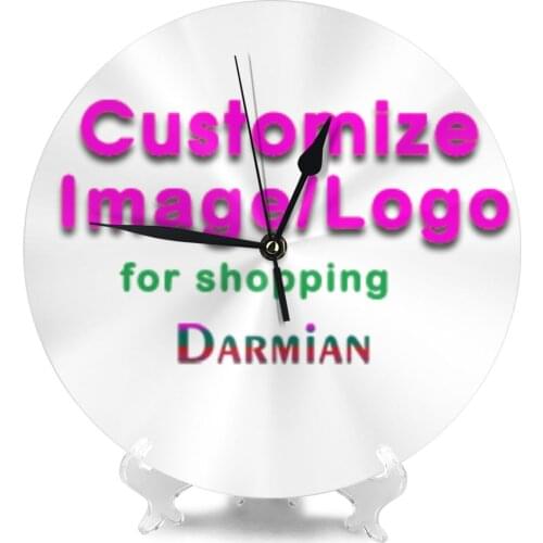 Custom Round Vintage Wall Clock Rustic Hanging Living Room Bedroom Modern Home Decor Art Watch Cafe Bar Table Decor Dropshipping