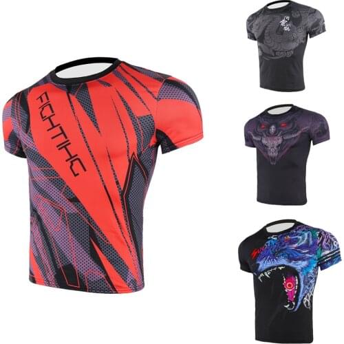 Summer Men Red Breathable Sport Running T-shirt Short Sleeve Trainer Gym Fitness Shirt Mens Sports Shirts Jogging Clothing