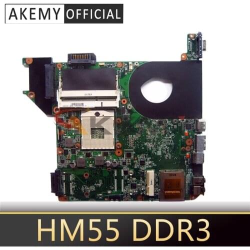 AKEMY H000023260 Laptop motherboard For Toshiba Satellite U500 U505 Notebook Mainboard 08N1-0CK4J00 HM55 DDR3