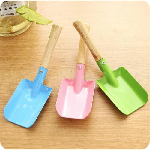 Mini Gardening Shovel Colorful Metal Small Shovel Garden Spade Hardware Tools Digging Garden Tools Kids Spade Tool lin5124