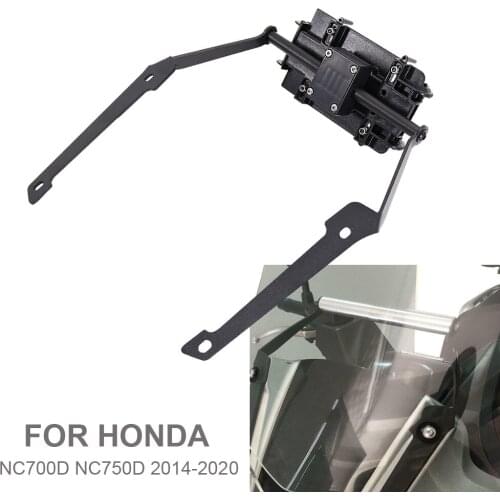 Motorcycle Accessories Front Phone Stand Holder Smartphone Phone GPS Navigaton Plate Bracket For HONDA NC750D 2014-2020