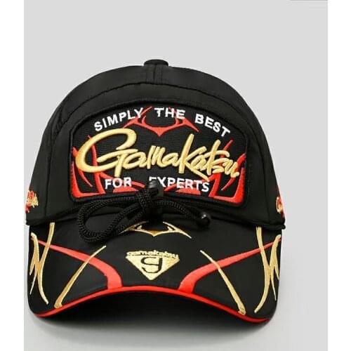 Gamakstsu Mens Hiking Fishing Sport Hat Trucker Hat Adjustable Cap Fly Fishing Gifts UV Sun Protection Fishing Cap New 2021