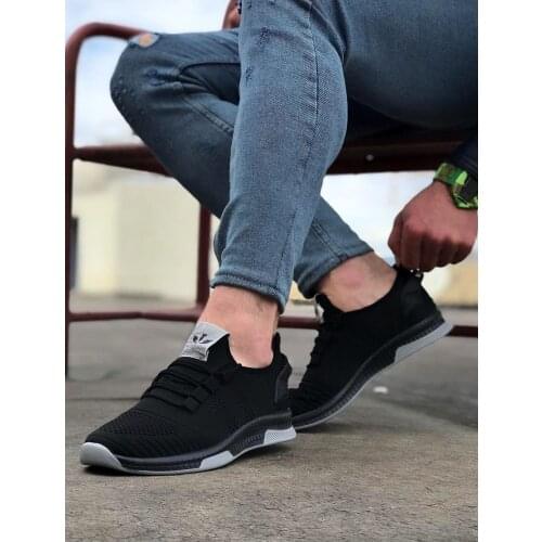 Babba WG101 Black Gray Mens Sneakers. New 2021