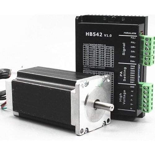 Nema 23 Stepper Motor Set 57BYG250 1N.m/2N.m/2.8N.m + Digital Driver HB542
