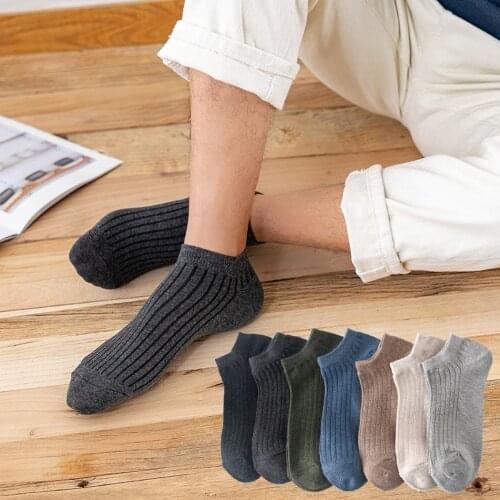 10 Pairs Man Socks Breathable Sports Socks Solid Color Short Boat Socks Comfortable Cotton Ankle Socks Men Meias Calcetines