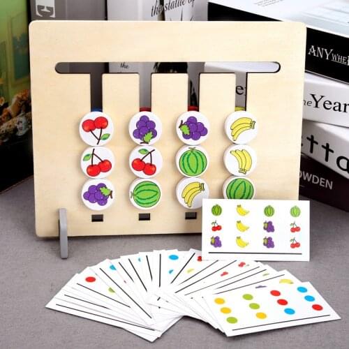 Montessori Educational Wooden Toys Children Busy Board Math Color Childrens Wooden Preschool Montessori Toy Counting Geometry