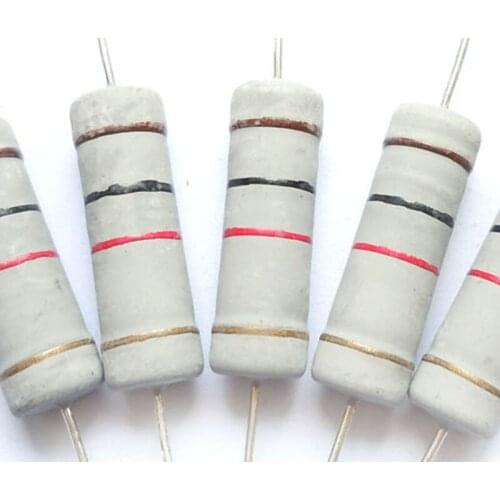 5w 1k 1000 ohm 20k 20000 560k 680k ohm 100% Original New Fixed Resistor Metal Oxide Film Resistors Resistance +/- 5% (100pcs)