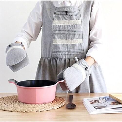 Simple Nordic wind apron pleat lace sleeveless kitchen roasting coffee shop work clothes flower shop gardening