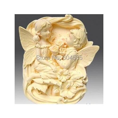 Love Angels S0204 apCraft Art Silicone Soap mold Craft Molds DIY Handmade soap molds