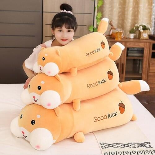 Cute Hamster Plush Dolls, Plush Toys Simulation Hamster, Guinea Pig Large Hands Warmer Plush Toys, Children Birthday Gift