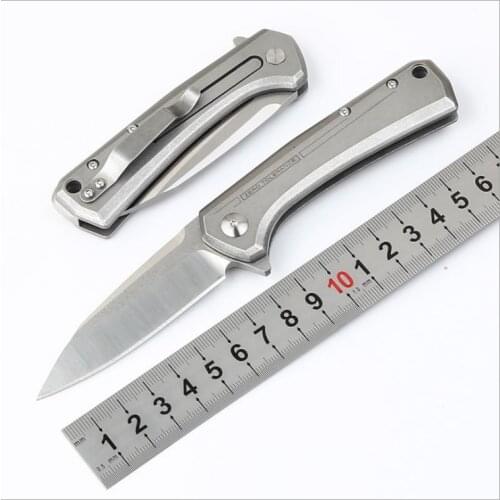 New 0808 folding pocket outdoor camping knife D2 blade steel handle hunting tactical survival Utility knives EDC Kitchen tools