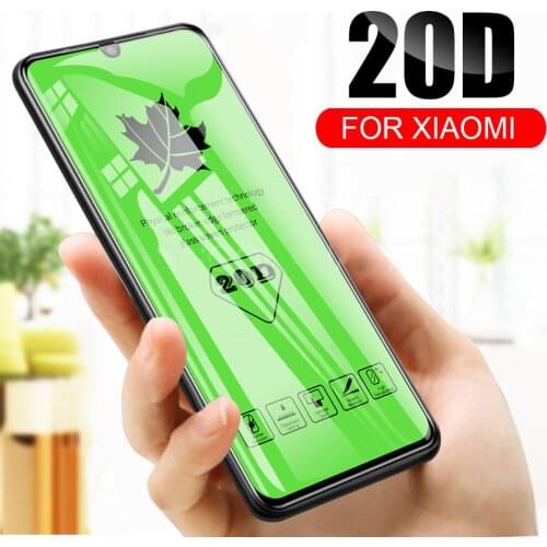 20D Maple leaf Full coverage Tempered Glass For xiaomi mi 8 9 cc9 A3 A2 Lite F1 K20 Pro redmi 7 8A Y3 Note 4X 5 6 7 8 Pro
