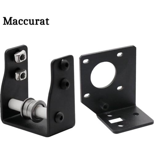 Maccurat CR-10/Tornado Clone 3D Printer Parts Y Axis Parts Nema 17 Stepper Motor and Pulley Bracket for 2040 V-Slot