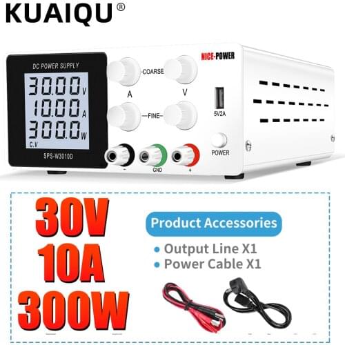 New Arrival LCD 4 Digits Adjustable DC Laboratory 30V 10A Lab Power Supply 60V 5A Voltage Regulator Stabilizer 120V 3A 110V/220V