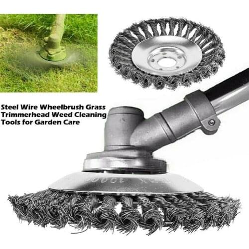 1 set 8-inch Lawn Mower Trimmer Head Wire Pruner Brush Cutter Garden Cleaning Tool