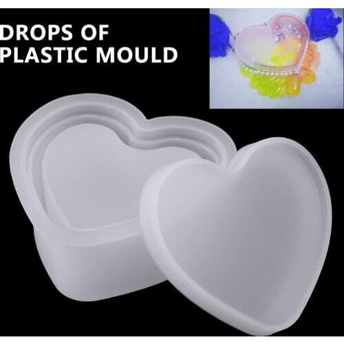 1pc Storage Box Epoxy Mould Silicone Crystal Resin Storage Box Mould Crafts Handmade Making Molds For DIY Supplies