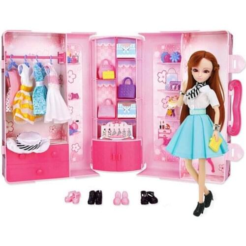 1PCS Fashion Dressup Dolls Set Best Christmas Birthday Gifts For Girls Party Princess Dress For Doll Kid Toys