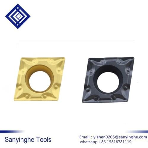 Free shipping High quality 10pcs /lots CCMT09T304/CCMT09T308-TM cnc carbide turning inserts cnc blade lathe cutter tool