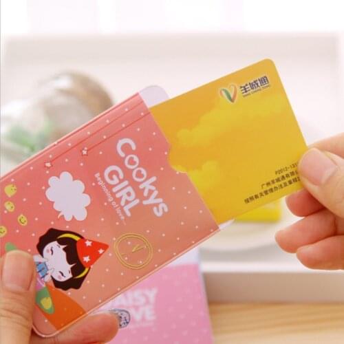 2 Bit card case Key holder Bank Credit Card Holders Card Bus ID Holders Identity Badge with Cartoon Retractable Reel Kid Gift