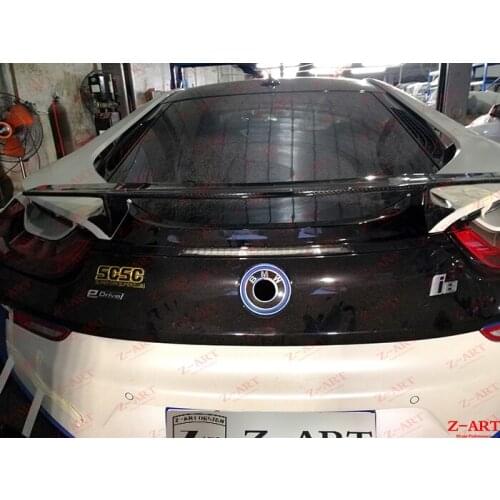 2014-2019 Z-ART for I8 carbon fiber rear wing carbon fiber rear spoiler for I8 carbon fiber rear boot spoiler