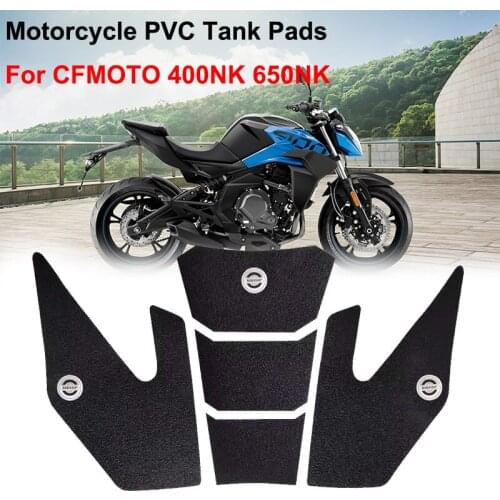 400 650 NK Motorcycle PVC Anti slip Tank Protector Pad Sticker Gas Knee Grip Traction Side Pad Full Set For CFMOTO 400NK 650NK