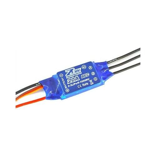 AL-ZTW 20A Programmable Brushless ESC Speed controlle for Quadcopter Multicopter