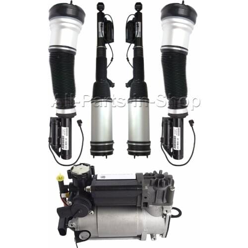 AP02 For Mercedes W211 W220 S211 S430 S600 S430 S500 Front Rear Left Right Air Struts Air Suspension Compressor Pump 2113200304
