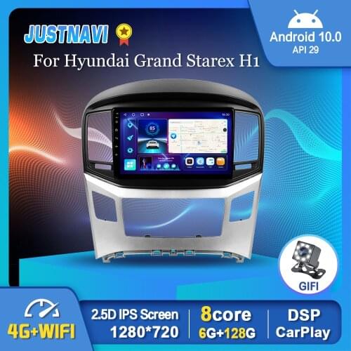 OKNAVI Android 10 Car Radio Player For Hyundai Grand Starex H1 2015 2016 2017 2018 Navigation GPS WIFI Carplay Stereo Auto 6G 4G