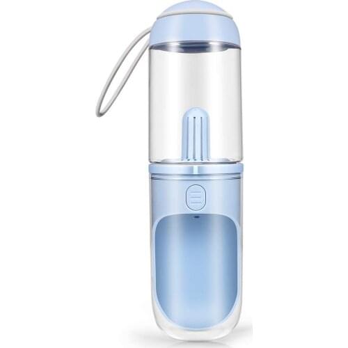 Dog Water Bottle with Filter Leakproof Water Dispenser with Drinking Bowl Portable Pet Water Bottle for Walking Hiking Travel