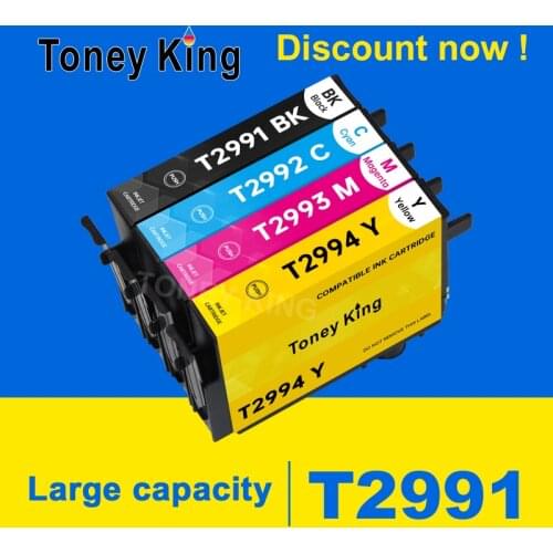 Toney King T2991 29 29xl Ink Cartridge Compatible For Epson 29XL Cartridges For Epson XP 235 332 432 247 442 342 345 Printer Ink
