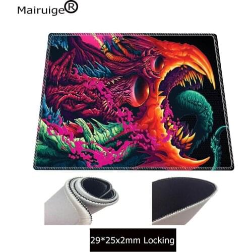 Mairuige Hyper beast Gaming mousepads Size 18x22cm 20x25cm 25x29cm Lock edge pads mat E-sports gaming mouse pad For CSGO