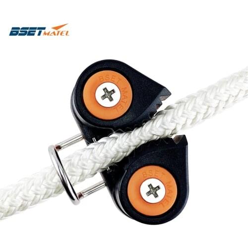 Composite 2 Row Matic Ball Bearing Cam Cleat with leading Ring Pilates Equipment Boat Fast Entry Rope Wire Fairlead Sailing