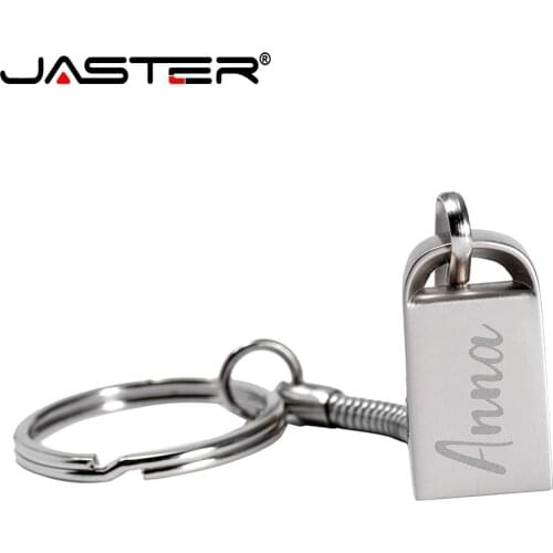 JASTER Business USB 2.0 Mini USB Metal 4GB 16GB 32G 64GB 128GB Flash Drive Pen Drive Waterproof USB Stick Pen Drive High Speed