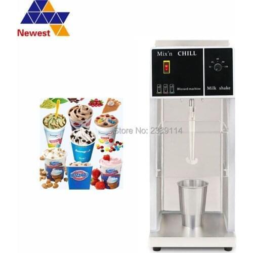 Stainless steel soft ice cream mix blizzard blender mixer machine