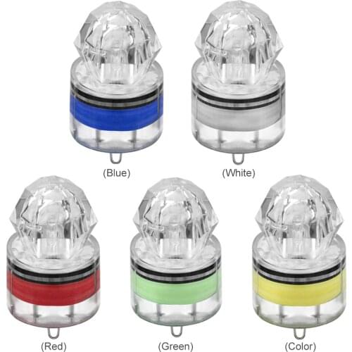 Mini Deep Drop Fishing Light Multi Color Underwater Fish Attracting Indicator Lure LED Fishing Flash Light Bait Dropshipping