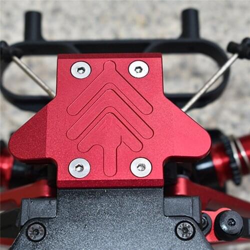 RC Aluminum Alloy Front Bottom Plate Protective Cover for ARRMA-1/7 4WD MOJAVE 6S-ARA106058T1/T2 RC Car Modification Parts