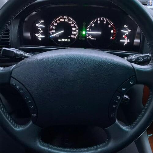 Dust cover 45186-58020 For Toyota Highlander Land Cruiser New Switch OEM 75B037 Steering Wheel Controls Switch black brown Color