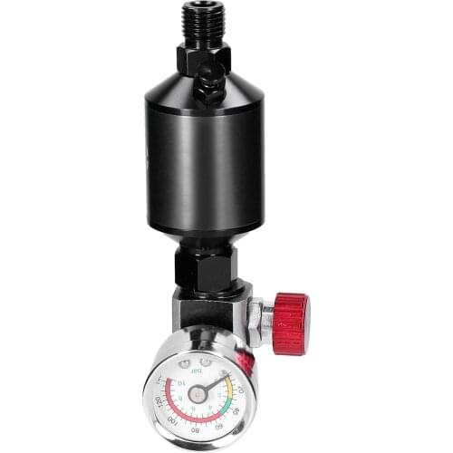 Sprayer Regulator Gauge with Air-Filter Set Paint-Spray Filtering Tool Regulators In-Line Water Trap Oil-water Separator