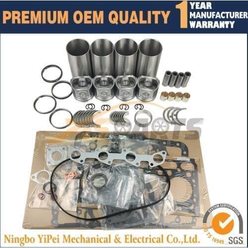 For Kubota V2003 V2003T V2003-T-E2B Overhaul Rebuild kit Piston