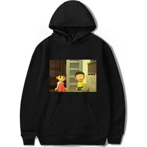 Doraemon Hoodie Cool Women winter New Loose Cartoon Cartoon leisure Women Printed Tops Swearshirt Long-sleeve Fashion hoodies