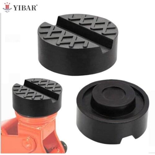 1pc Universal Car Jack Adapter Slotted Frame Lift Rubber Pad Rail Floor Stand Holder Auto Repair Related Tools Car Accessories