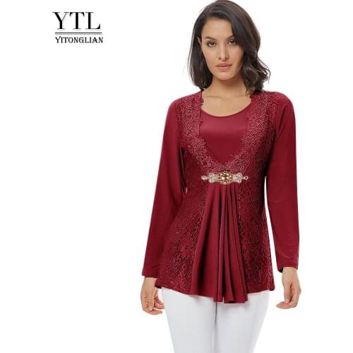 Женские красные рубашки Yitonglian China At AliExpress