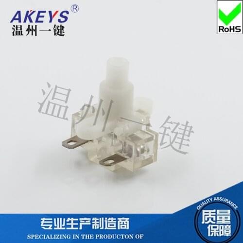 10pcs KAN-34 Socket power switch 16A 220V Power strip button Wiring board socket accessories Self-locking button