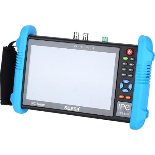 4K 7" IP Analog TVI CVI SDI AHD CCTV Tester Monitor IPC-9800ADHS Plus with DC12V 3A, DC48V PoE power output,max power 25.5