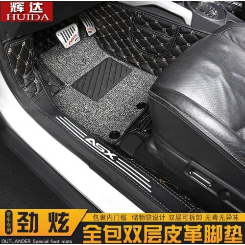 For Mitsubishi ASX 2013-2019 car floor mat car foot pad Left hand driver