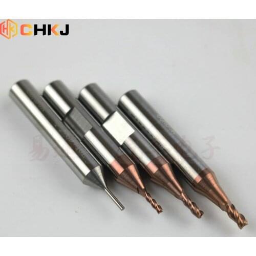 CHKJ 1.0/1.5/2.0/2.5mm Milling Cutter Automatic Key Cutting Machines End Milling Cutter Carbide Drill Bit CONDOR 007 XC